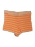 Flat White Stripes Orange Shorts Size L - photo 1