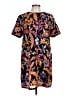 Baltic Born 100% Polyester Print Black Casual Dress Size L - photo 1