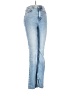 Zara Hearts Blue Jeans Size 4 - photo 1