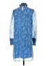 Draper James 100% Polyester Blue Cocktail Dress Size S - photo 2