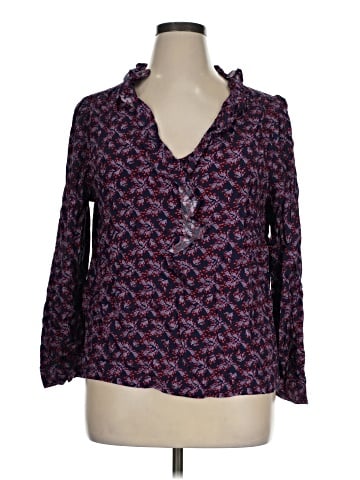 Ann Taylor LOFT 3/4 Sleeve Blouse (view 1)