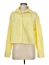 Athleta 100% Polyester Color Block Yellow Long Sleeve Blouse Size M - photo 1
