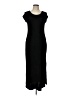 AGB Solid Black Casual Dress Size 12 - photo 1