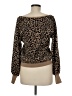 Abercrombie & Fitch Animal Print Brown Pullover Sweater Size M - photo 2
