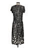 Christopher & Banks Houndstooth Black Casual Dress Size 4 - photo 2