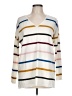 Böhme Stripes White Pullover Sweater Size L - photo 1