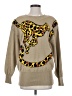 Escada by Margaretha Ley Animal Print Tan Pullover Sweater Size EU 36 / US 6 - photo 1