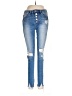 KANCAN JEANS Hearts Blue Jeans Size 6 - photo 1