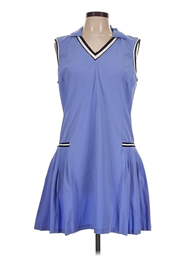 Pre-owned Vineyard Vines Performance Casual Dress In Blue