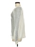 Ann Taylor LOFT Tweed Silver Pullover Sweater Size M - photo 5