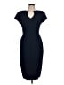 Black Halo 100% Polyester Solid Blue Cocktail Dress Size 12 - photo 1