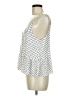 Topshop 100% Viscose White Sleeveless Blouse Size 8 - photo 5