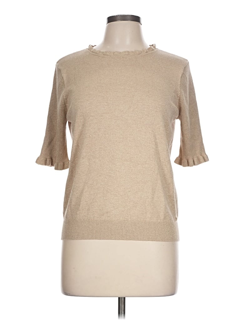 Pre-owned Bcbg Pullover Sweater In Tan
