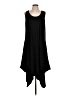 Boutique + Solid Black Casual Dress Size L - photo 1