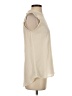 Gibson 100% Polyester Ivory Sleeveless Blouse Size S - photo 4
