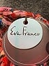 Eva Franco Print Orange Short Sleeve Blouse Size XS - photo 7