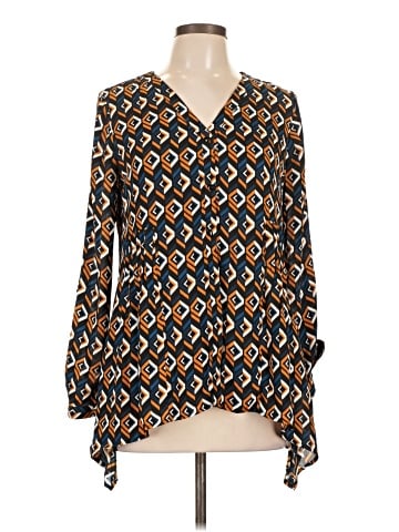 Notations 3/4 Sleeve Blouse (view 1)