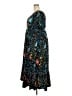 Torrid Paisley Teal Casual Dress Size 2X Plus (2) - photo 5