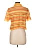 Zara Orange Short Sleeve Blouse Size L - photo 2