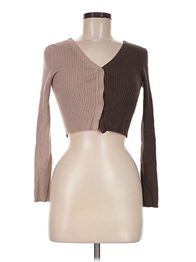 Pre-owned Garage Cardigan Sweater In Brown