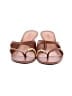 Schutz 100% Leather Brown Heels Size 8 1/2 - photo 2