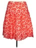 Gap Print Red Casual Skirt Size L (tall) - photo 1