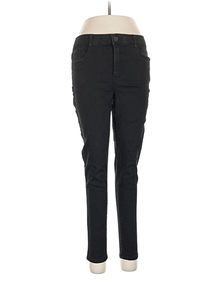 Pre-owned Wit & Wisdom Jeggings In Black