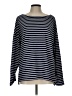 Gap 100% Cotton Stripes Blue Pullover Sweater Size L - photo 1