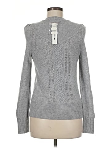 Aqua Cashmere Pullover Sweater (view 2)
