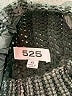 525 America 100% Acrylic Metallic Black Turtleneck Sweater Size XS - photo 7