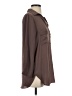 Pleione 100% Polyester Brown 3/4 Sleeve Blouse Size S - photo 4