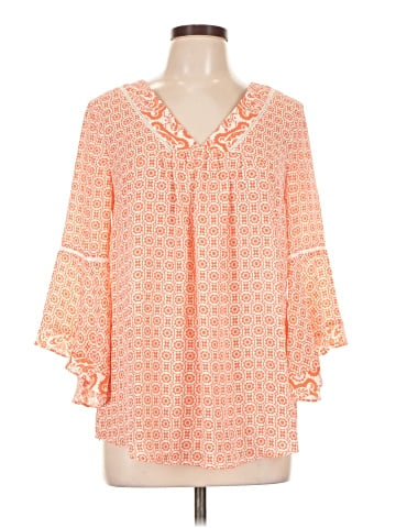 NY Collection 3/4 Sleeve Blouse (view 1)