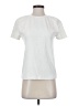 Lioness Solid White Short Sleeve Turtleneck Size XS - photo 1