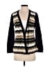 Basic Editions Chevron-herringbone Black Cardigan Size S - photo 1