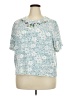 Woolrich Floral Blue Short Sleeve T-Shirt Size 3X - photo 1