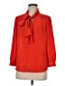 Banana Republic 100% Polyester Red 3/4 Sleeve Blouse Size M - photo 1