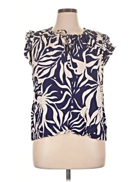 Rose + Olive Sleeveless Blouse (view 1)