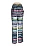 Devoted 100% Polyester Print Blue Casual Pants Size M - photo 1