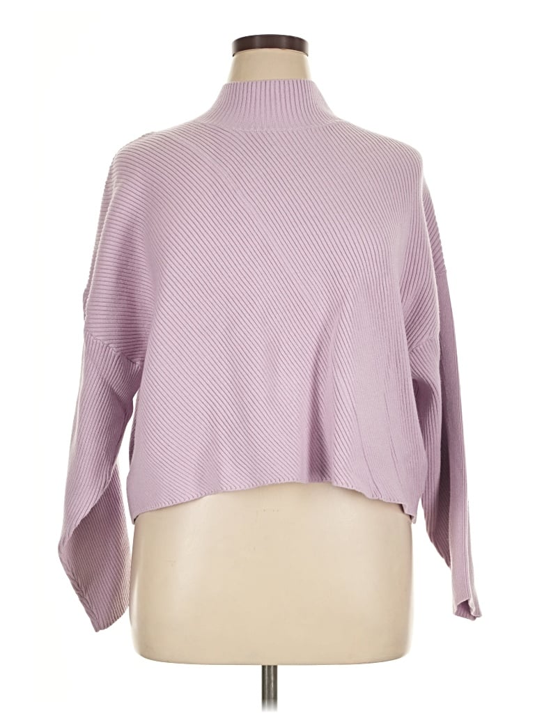 Maeve Turtleneck Sweater In Purple