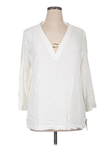 JM Collection 3/4 Sleeve Blouse (view 1)