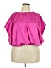 Assorted Brands 100% Polyester Pink Short Sleeve Blouse Size 2X - photo 1