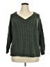 Terra & Sky Green Pullover Sweater Size 3X - photo 1