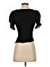 Reformation 100% Viscose Black Short Sleeve Top Size 2 - photo 2