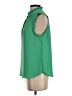 J.Crew 100% Polyester Green Sleeveless Blouse Size XS - photo 5