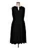 DKNY Solid Black Cocktail Dress Size 16 - photo 1