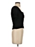 Reformation 100% Viscose Black Short Sleeve Top Size 2 - photo 4
