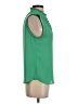 J.Crew 100% Polyester Green Sleeveless Blouse Size XS - photo 4