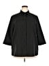 Allison Daley Stripes Black 3/4 Sleeve Blouse Size 20 - photo 1