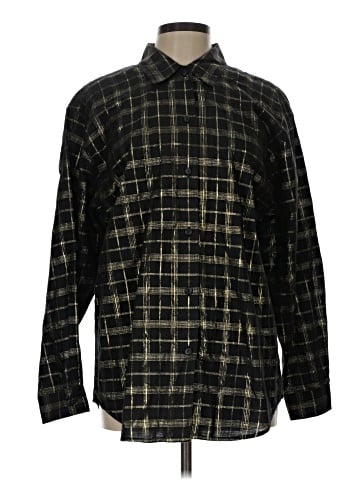 Lizwear by Liz Claiborne Long Sleeve Button-Down Shirt (view 1)