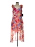 R&M Richards 100% Polyester Floral Red Cocktail Dress Size 12 (petite) - photo 1